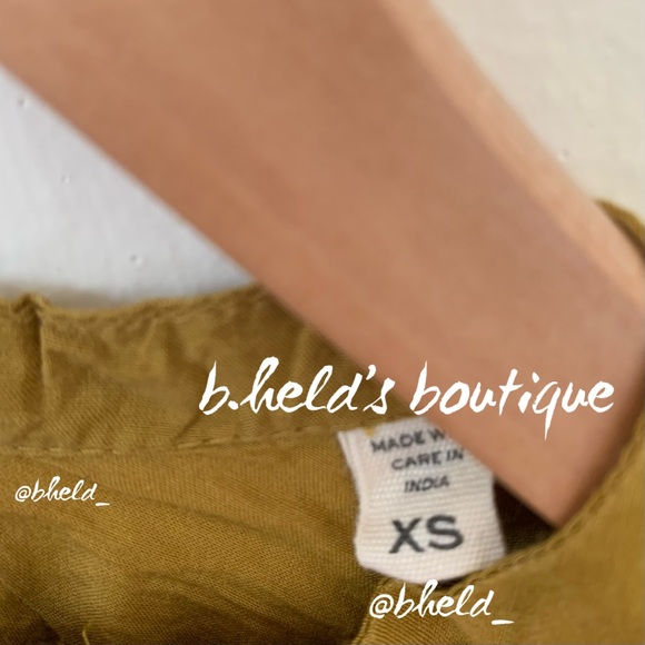 Dôen Jane Blouse in Golden Willow Organic Cotton Viscose Size XS Brand New NWT - Picture 7 of 12